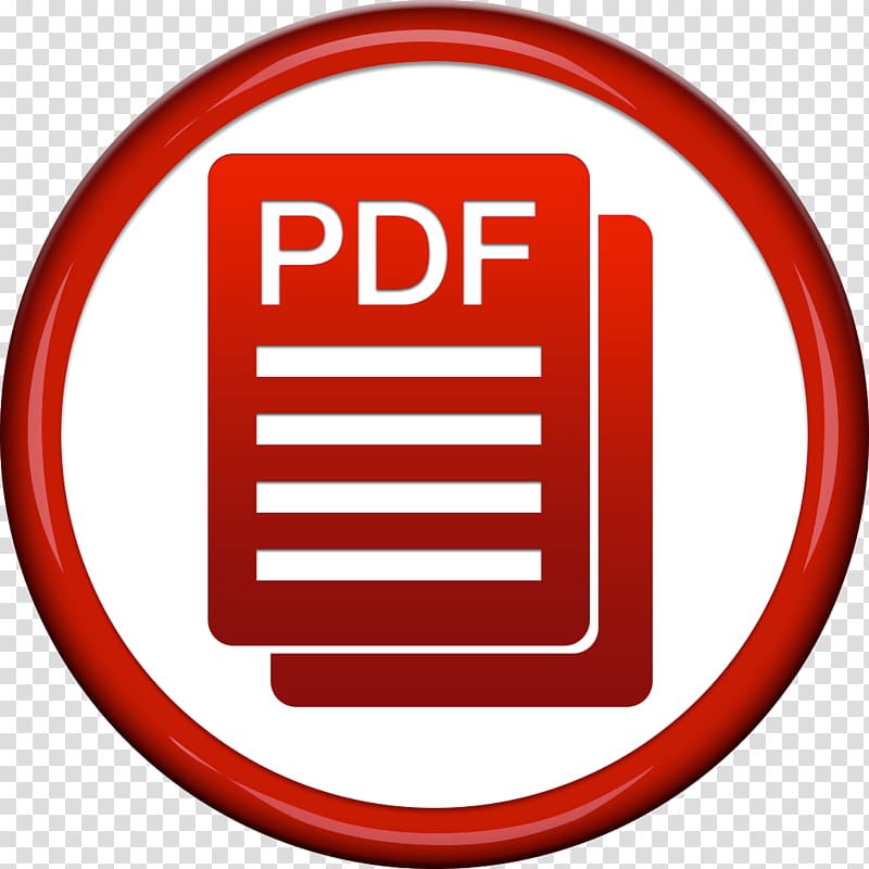 PDF logo, Portable Document Format Computer Icons Adobe Acrobat Button, Red Circle With Pdf Icon transparent background PNG clipart