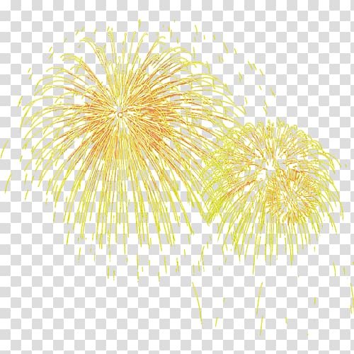Petal Yellow Pattern, Fireworks transparent background PNG clipart