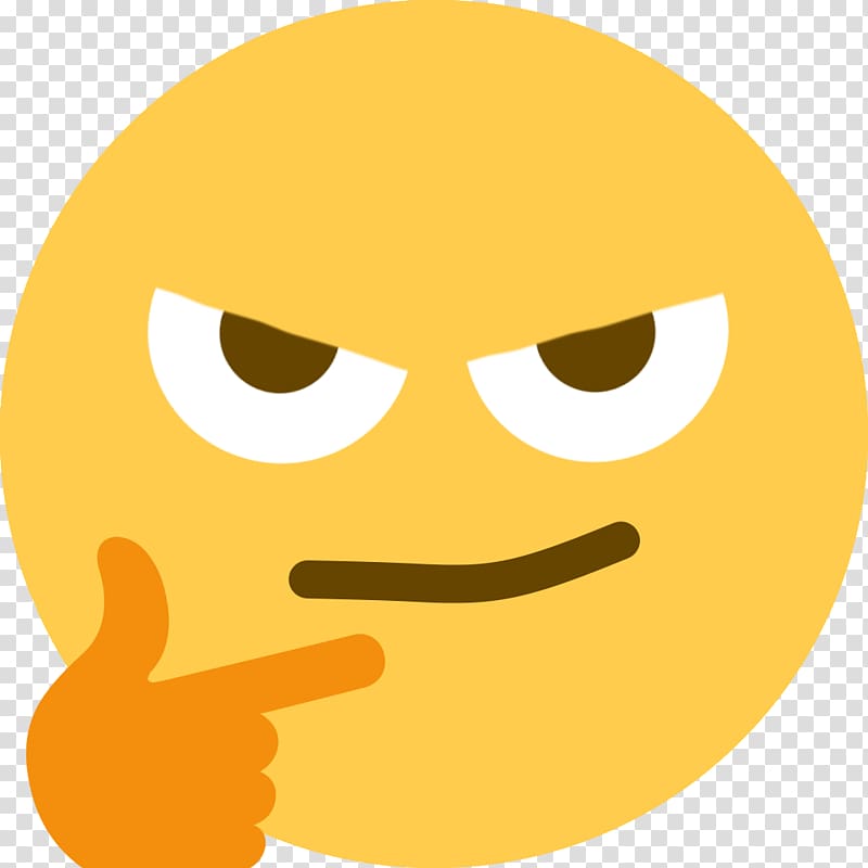 Social media Emoji Discord Smiley Emoticon, discord thinking emoji transparent background PNG clipart