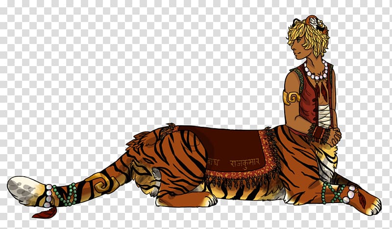 Golden tiger Bengal tiger Centaur Big cat, tiger transparent background PNG clipart