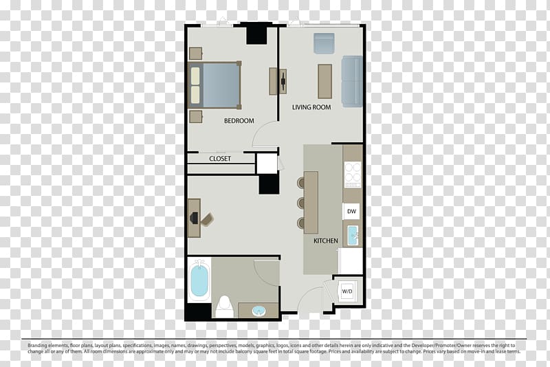 Academy of Art University Mosso Apartment Bedroom Floor plan, apartment transparent background PNG clipart