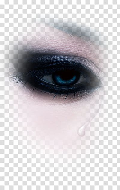 Eyelash extensions Tears Eye Shadow Sadness, woman transparent background PNG clipart