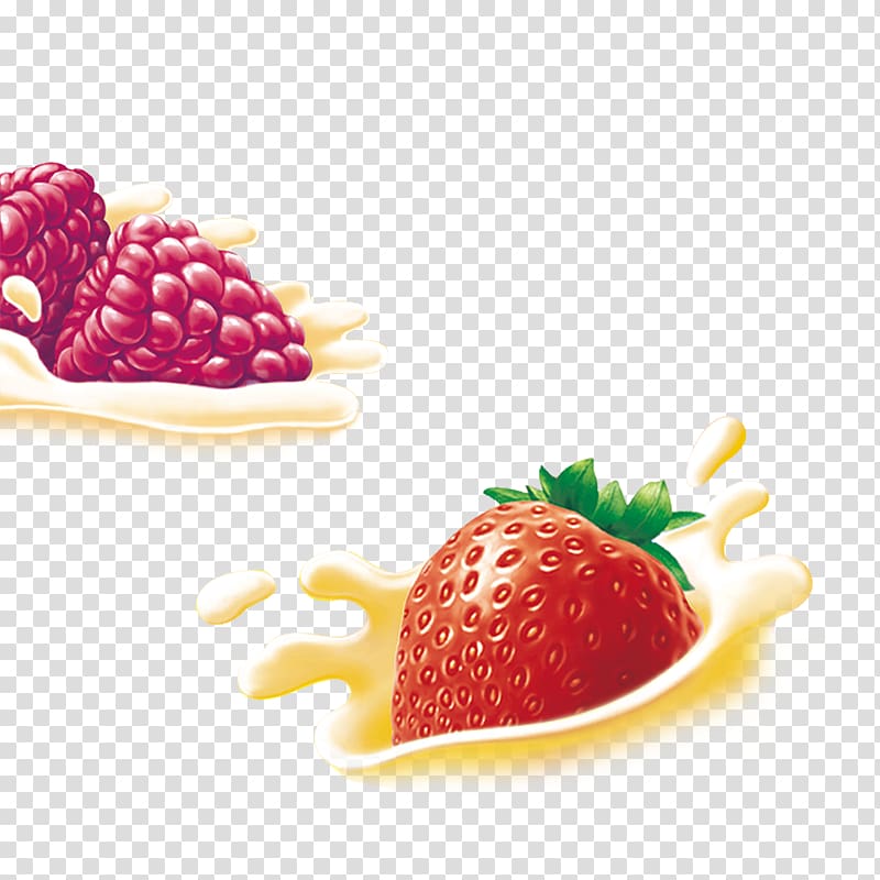 Strawberry Aedmaasikas Milk Auglis, Strawberry fruit cranberry transparent background PNG clipart