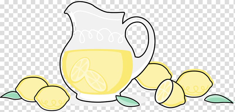 lemon and pitcher illustration, Lemonade Juice Iced tea Pitcher , lemon juice transparent background PNG clipart