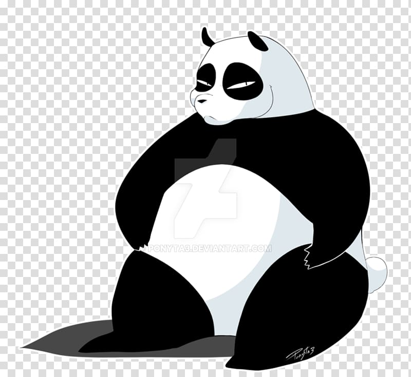 Giant panda Genma Saotome Ranma ½ Bear Art, bear transparent background PNG clipart