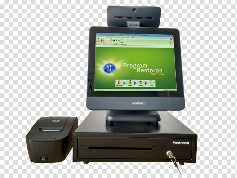 Output device Computer Software Computer hardware Cashier Touchscreen, Computer transparent background PNG clipart