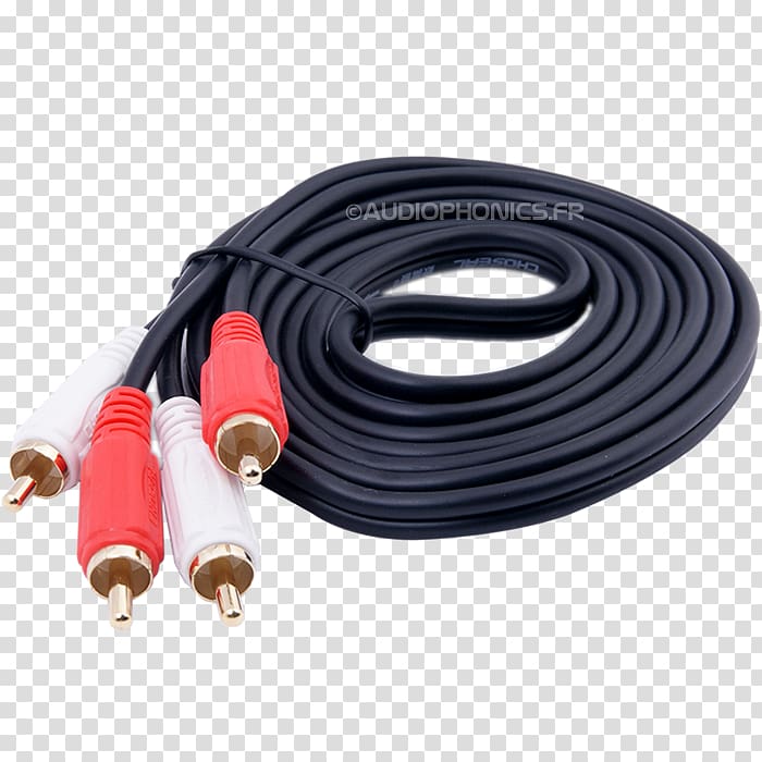 Sound Cards & Audio Adapters Stereophonic sound Coaxial cable Audiophile, RCA Connector transparent background PNG clipart