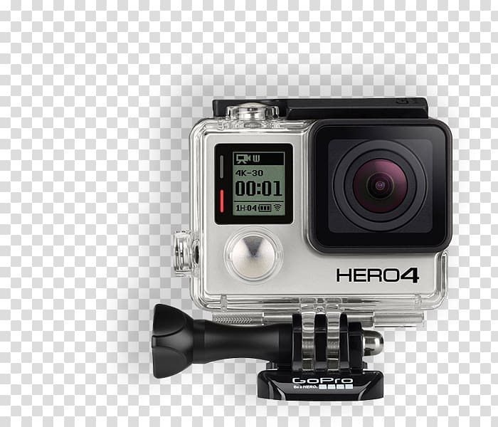 GoPro HERO4 Black Edition GoPro HERO4 Silver Edition Action camera GoPro HERO5 Black, Camera transparent background PNG clipart