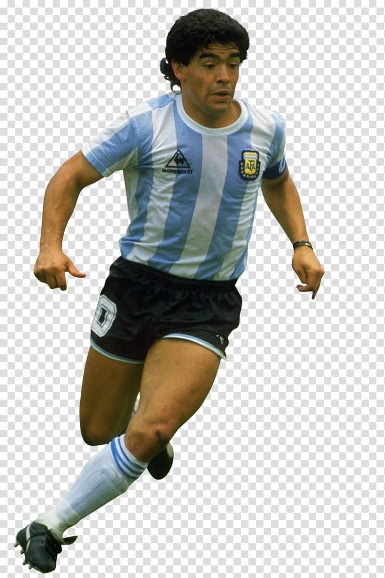 Diego Maradona Argentina v England Argentina national football team S.S.C. Napoli, football transparent background PNG clipart