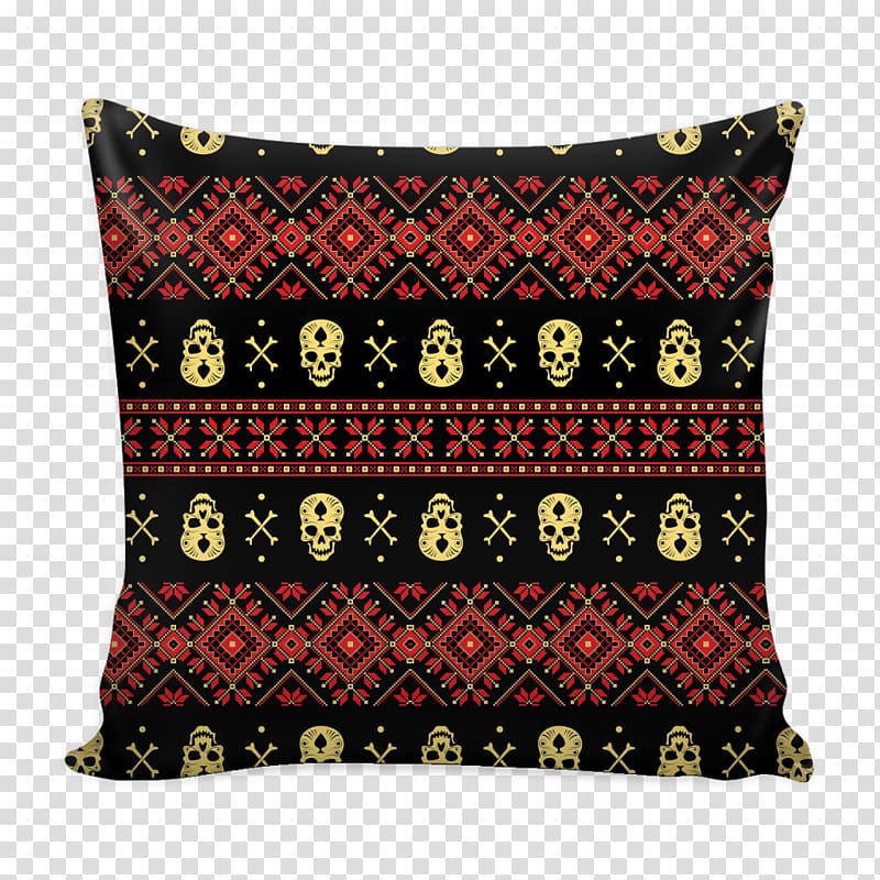 Throw Pillows Cushion, dia de los muertos transparent background PNG clipart