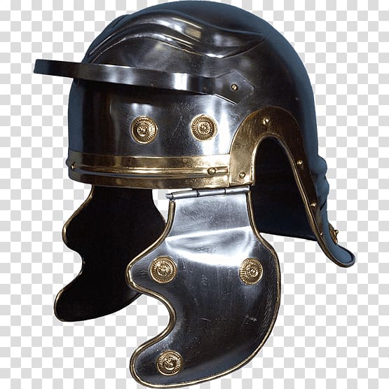 Ancient Rome Helmet Galea Roman army Soldier, roman helmet transparent background PNG clipart