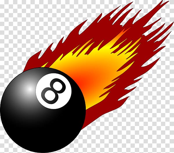 Flame , Eight Ball transparent background PNG clipart