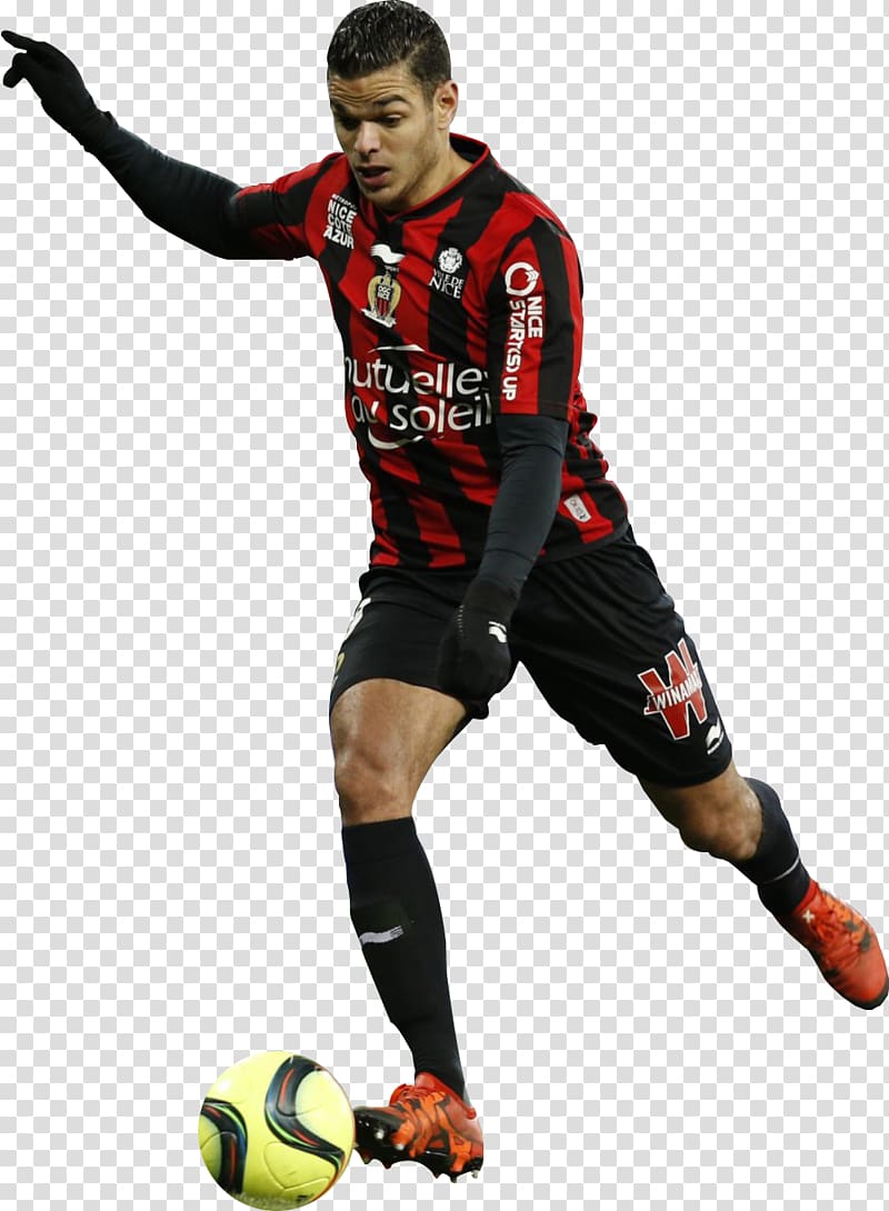 Hatem Ben Arfa Soccer player OGC Nice Football Team sport, nice transparent background PNG clipart