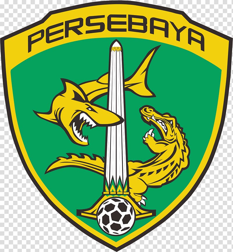 green and yellow Persebaya logo, Persebaya Surabaya Bhayangkara FC Liga 1 Arema FC Gelora Bung Tomo Stadium, shark transparent background PNG clipart