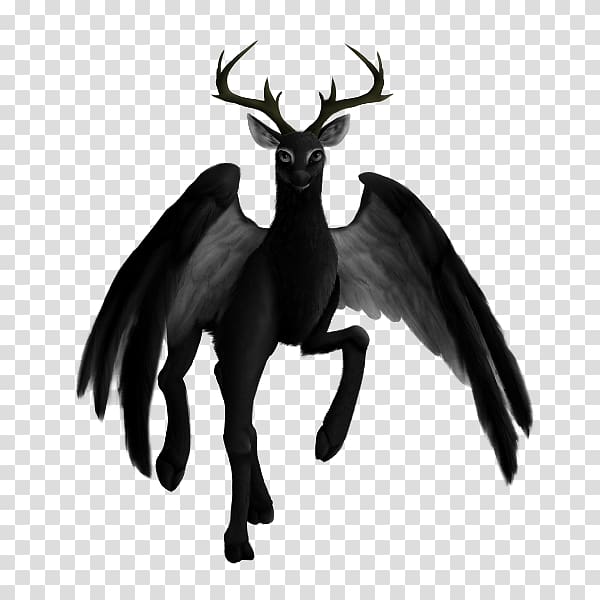 Deer Peryton Legendary creature Mythology Hybrid beasts in folklore, deer transparent background PNG clipart