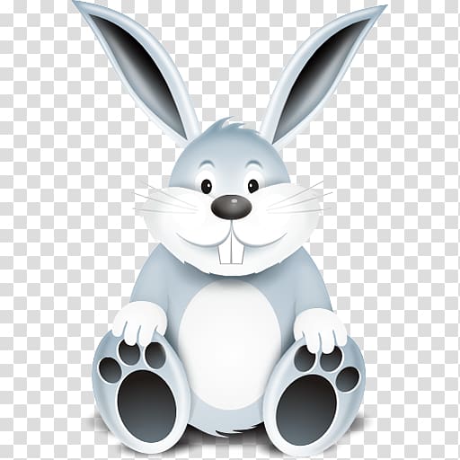 Easter Bunny Computer Icons Happiness Easter egg, watercolor rabbit transparent background PNG clipart