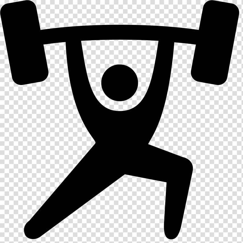 Olympic weightlifting Weight training Computer Icons Dumbbell Barbell, basketball silhouette transparent background PNG clipart