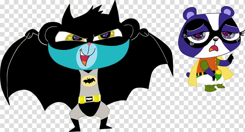 Penny Ling Fan art Pet Shop, Batman Robin transparent background PNG clipart