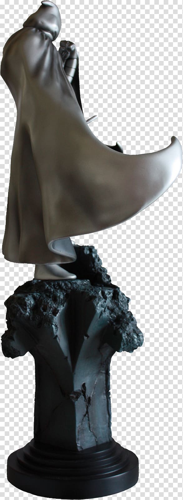 Bronze sculpture Statue Figurine Classical sculpture, Moon Knight transparent background PNG clipart