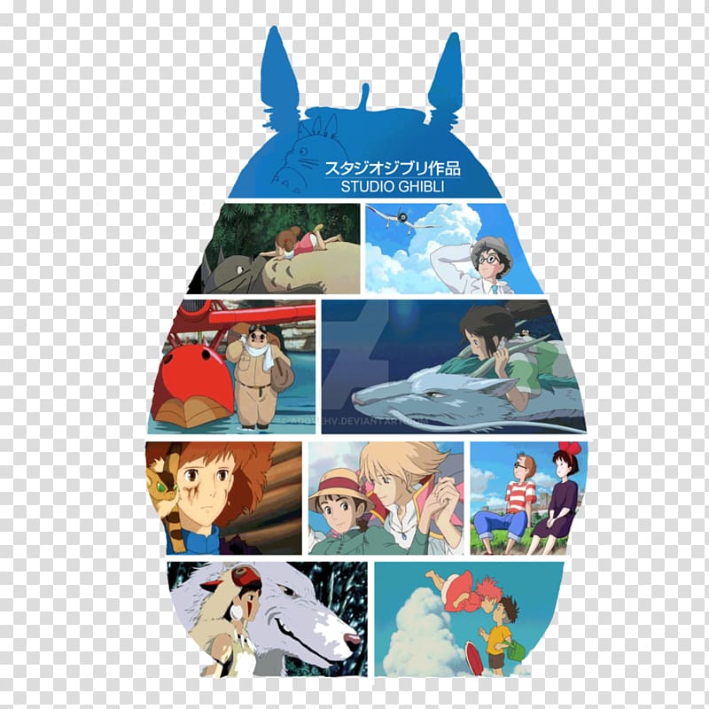 Film T-shirt Studio Ghibli Anime, totoro transparent background PNG clipart