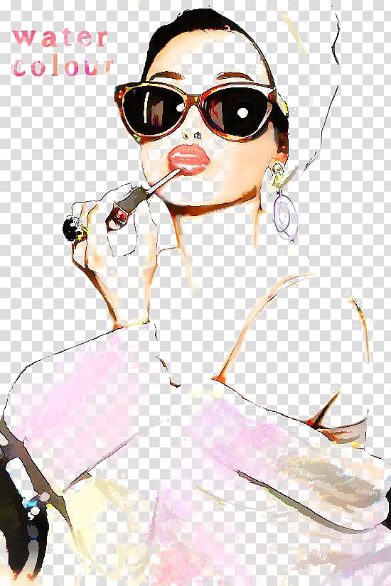 female , Bae Suzy Fashion illustration Drawing Illustration, Make-up woman transparent background PNG clipart