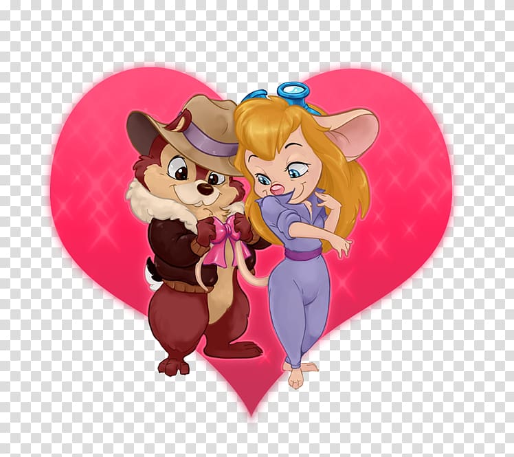Gadget Hackwrench Chip \'n\' Dale Cartoon Fan art, rescue rangers transparent background PNG clipart