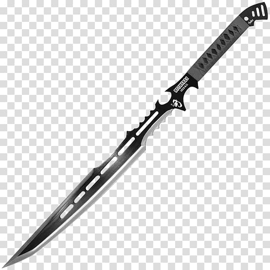 Knife Ninjatō Sword Tang, knife transparent background PNG clipart