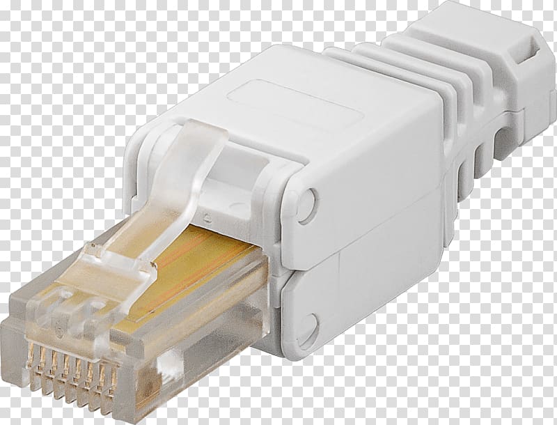 Registered jack Category 5 cable Category 6 cable Twisted pair 8P8C, rj 45 transparent background PNG clipart