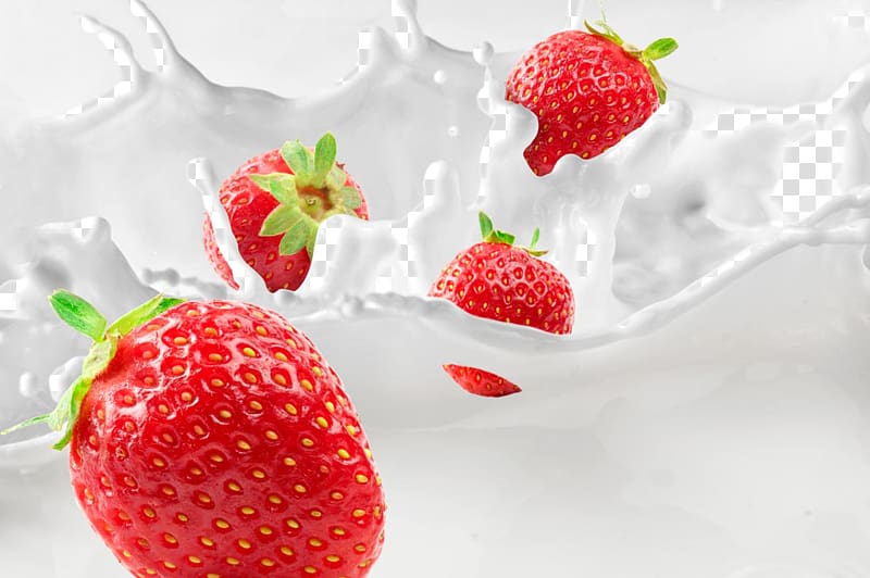Milkshake Cream Strawberry pie, Strawberry cream creative creative transparent background PNG clipart