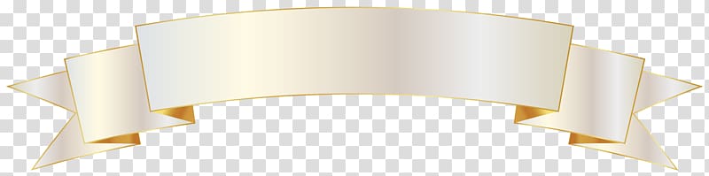 gold ribbon artwrork, Interior design White Angle, White and Gold Banner transparent background PNG clipart
