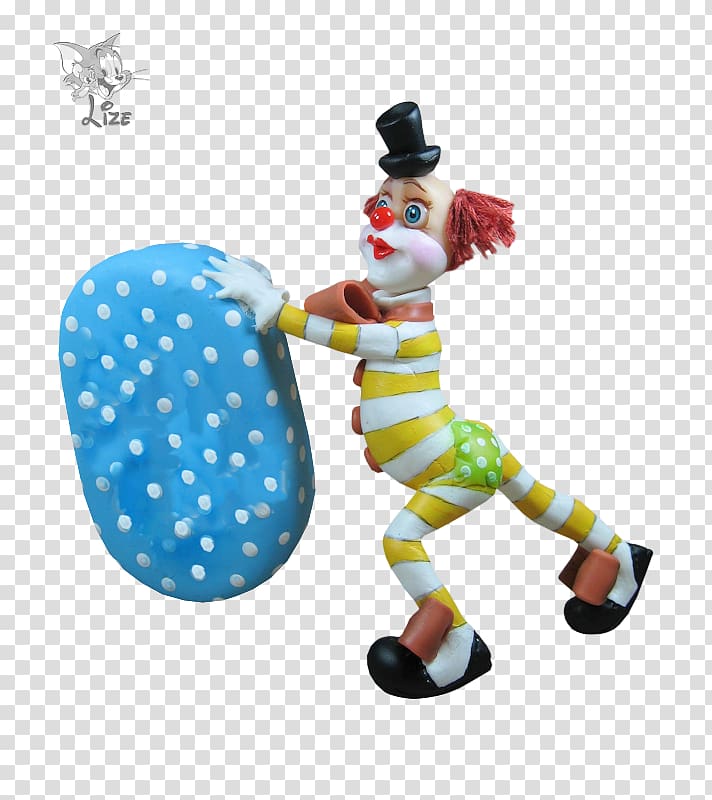 Clown Duck Figurine Elisabeth Ganso, clown transparent background PNG clipart