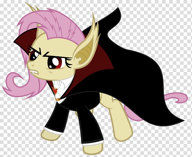 Pony Fluttershy Vampire Bat, Vampire transparent background PNG clipart