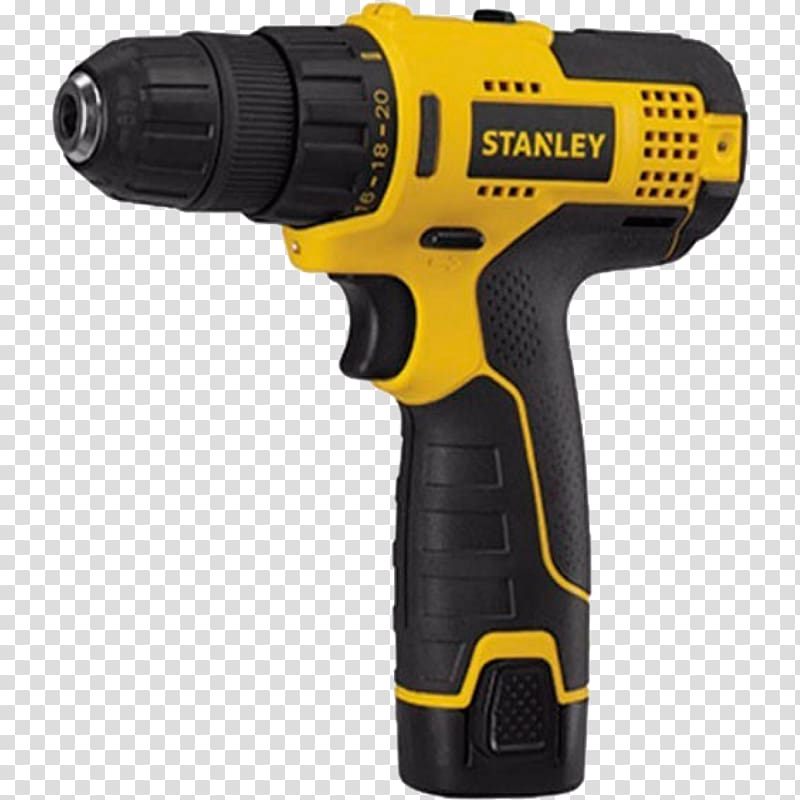 Stanley Hand Tools Hammer drill Stanley Black & Decker Taladradora de mano Augers, screwdriver transparent background PNG clipart