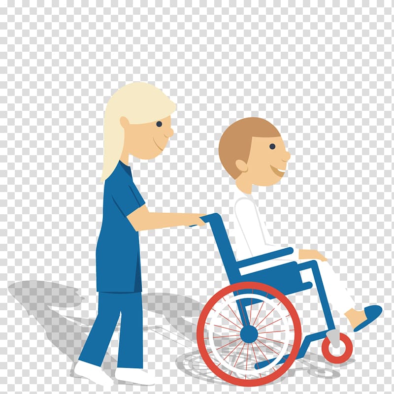 Patient Nursing Wheelchair, wheelchair transparent background PNG clipart