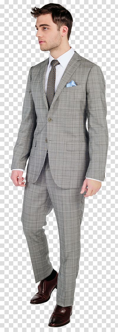 Tuxedo Blazer Suit Formal wear Lapel, suit transparent background PNG clipart