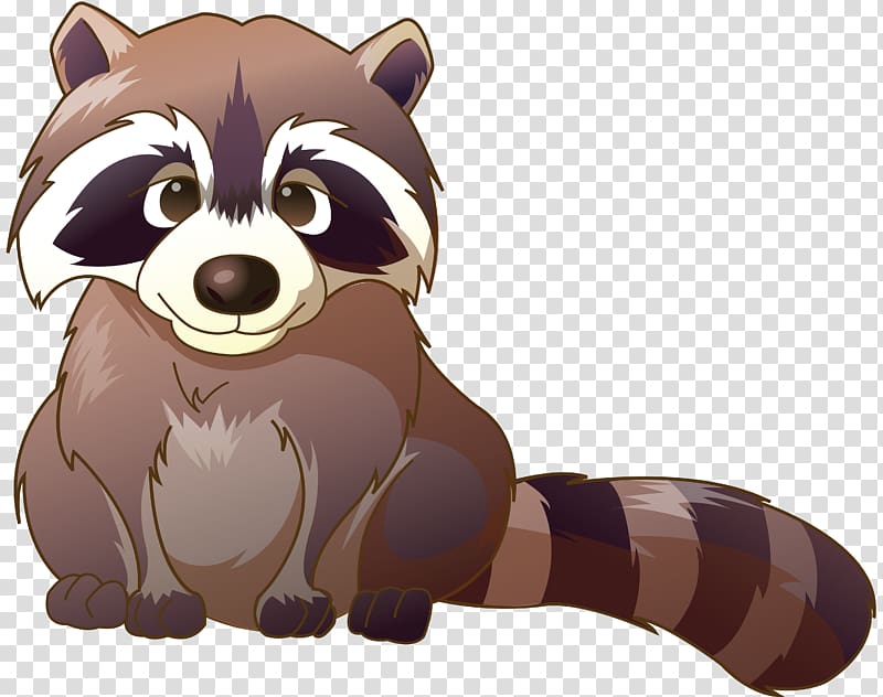 Raccoon Jenoti , ferret transparent background PNG clipart