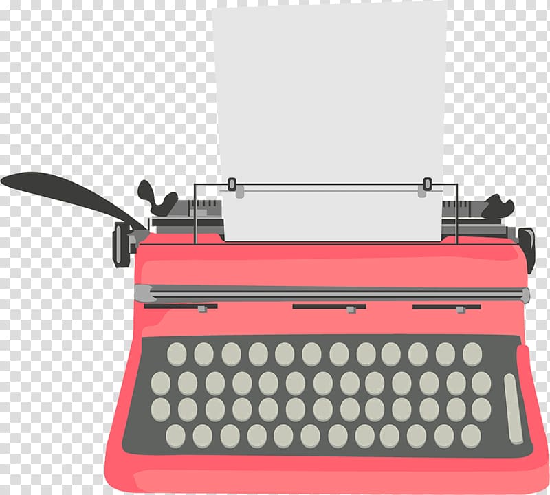 Paper Typewriter Writing Publishing Marketing, Marketing transparent background PNG clipart