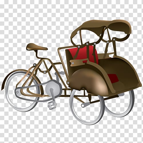 Cycle rickshaw Bicycle Saddles, Bicycle transparent background PNG clipart