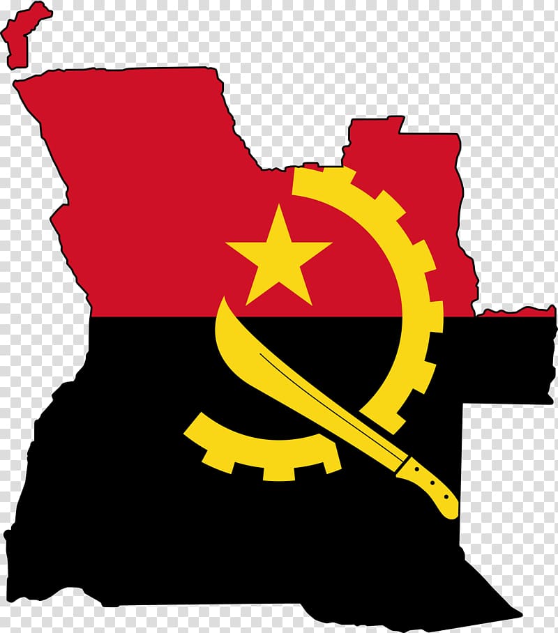 Flag of Angola World map, pub transparent background PNG clipart