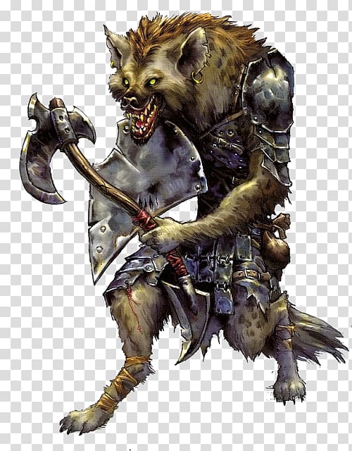 Dungeons & Dragons EverQuest Pathfinder Roleplaying Game Gnoll Humanoid, half orc transparent background PNG clipart