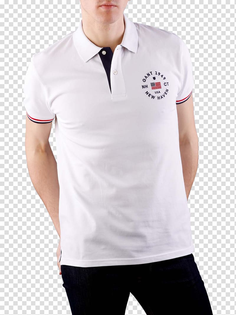 Polo shirt T-shirt Collar Piqué GANT Oxford, polo shirt transparent background PNG clipart