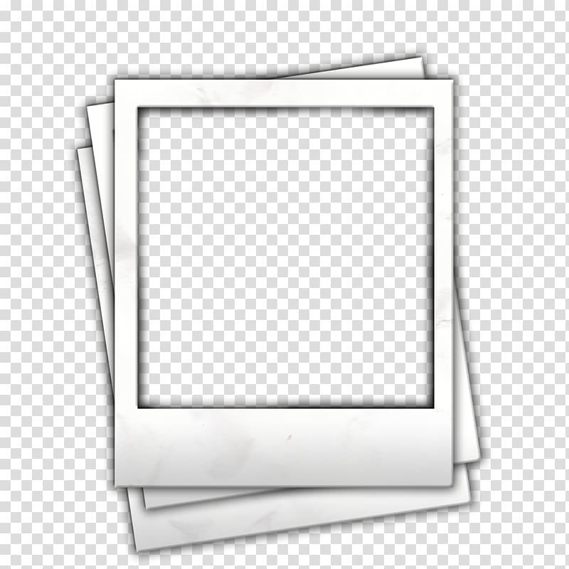 paper illustration, Instant camera , polaroid frame transparent background PNG clipart