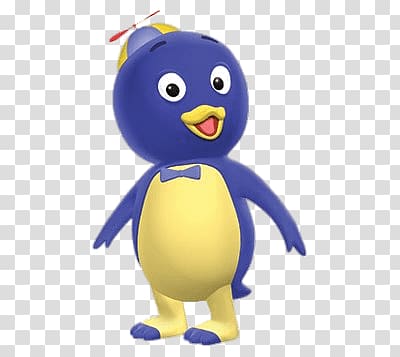 blue and yellow penguin character, The Backyardigans Pablo the Penguin transparent background PNG clipart