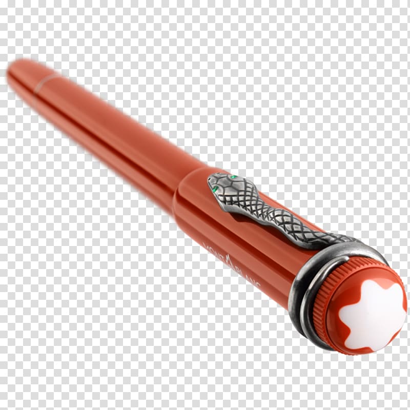Montblanc Meisterstück Rollerball pen Coral Ballpoint pen, coral collection transparent background PNG clipart