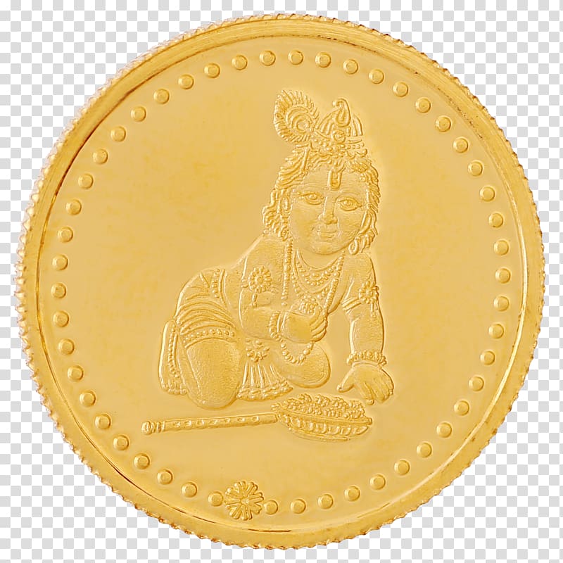 Gold coin Gold coin Gold as an investment, lakshmi gold coin transparent background PNG clipart