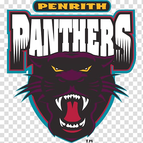 Penrith Panthers National Rugby League Logo Emblem, black panther animal transparent background PNG clipart