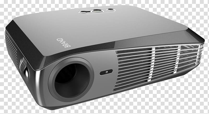 black Bravo projector, Projector Light-emitting diode Home cinema Digital Light Processing, Home Theater Projector transparent background PNG clipart
