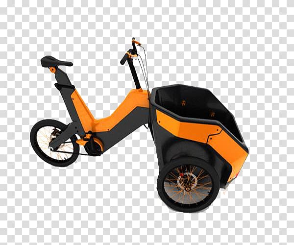 Motorized tricycle Tool Bicycle Cycling Industry, Orange simple bike transparent background PNG clipart
