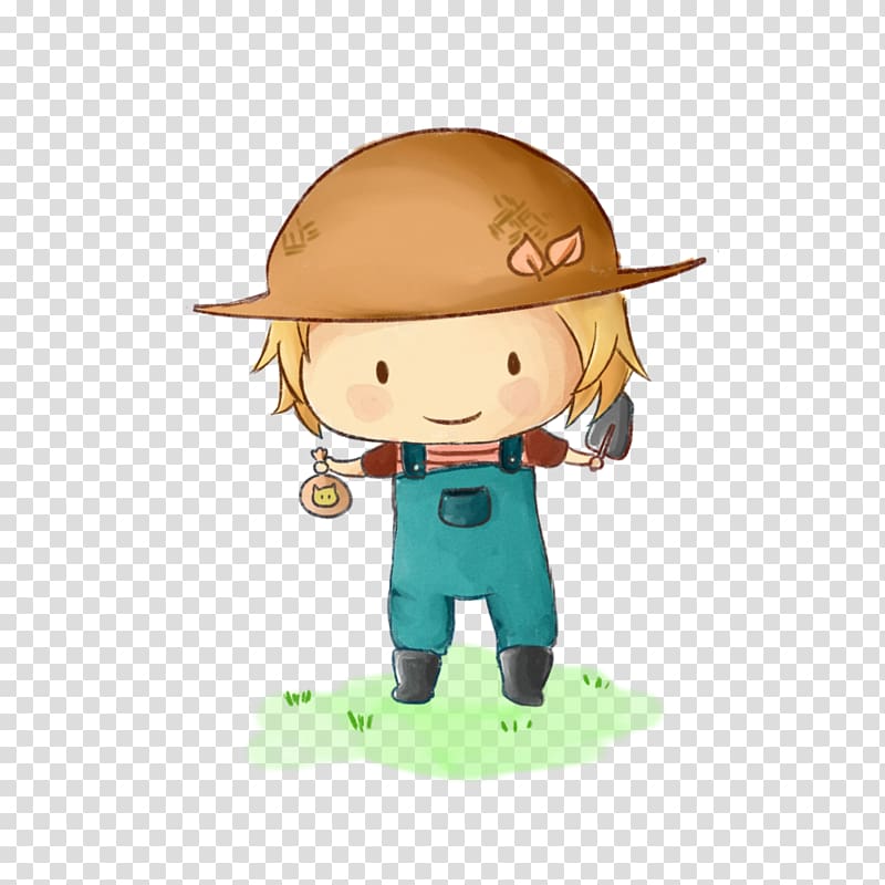 Drawing Cartoon , farmer transparent background PNG clipart