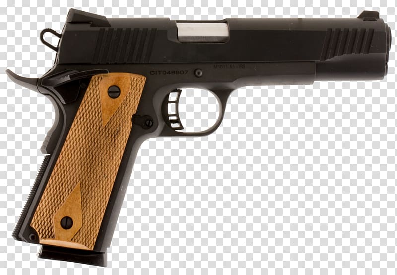 Rock Island Armory 1911 series M1911 pistol .45 ACP Armscor Semi-automatic pistol, .45 ACP transparent background PNG clipart